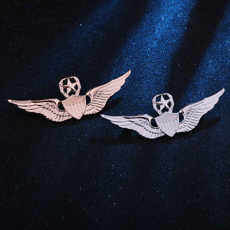 Men's Pilot Wing Badge Brooch