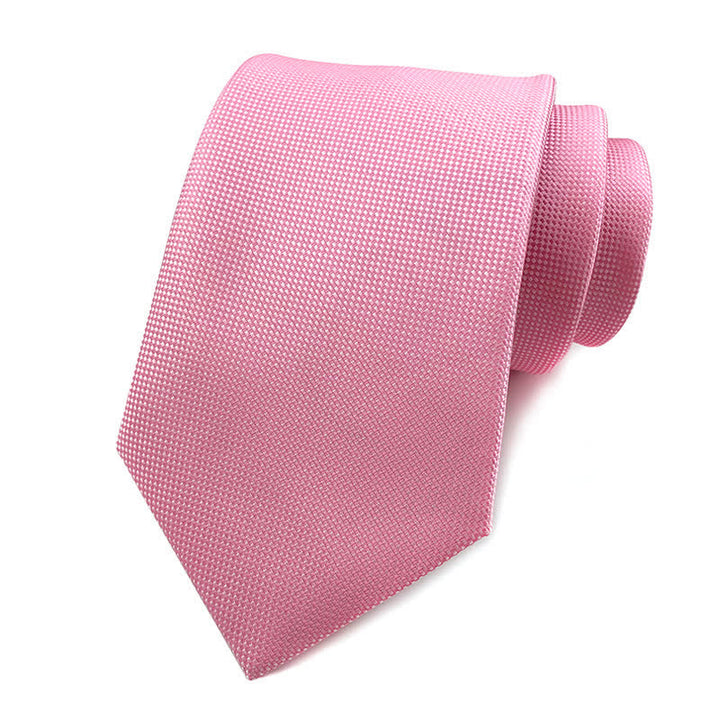 Men's Simple Solid Color Skinny Necktie