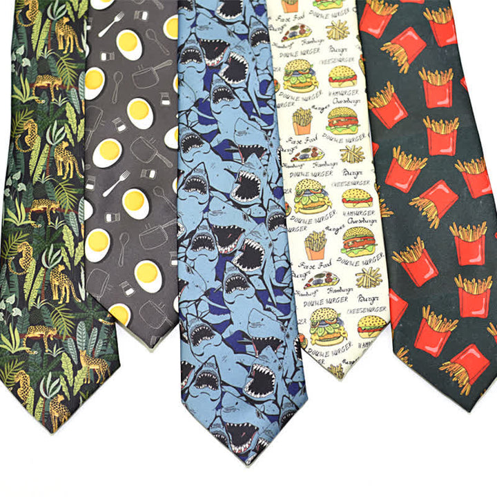 Men's Creative Funny Printed Necktie