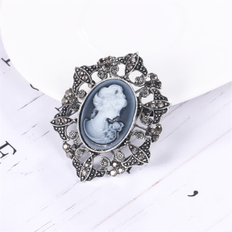 Women's Classic Cameo Victorian Brooch