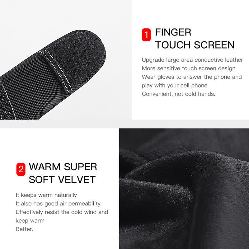 Winter Riding Touch Screen Stretchable Tactical Gloves