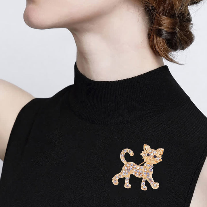 Women's Cute Kitty Cat Brooch