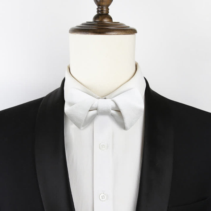 Men's Stylish Twist Velvet Bow Tie