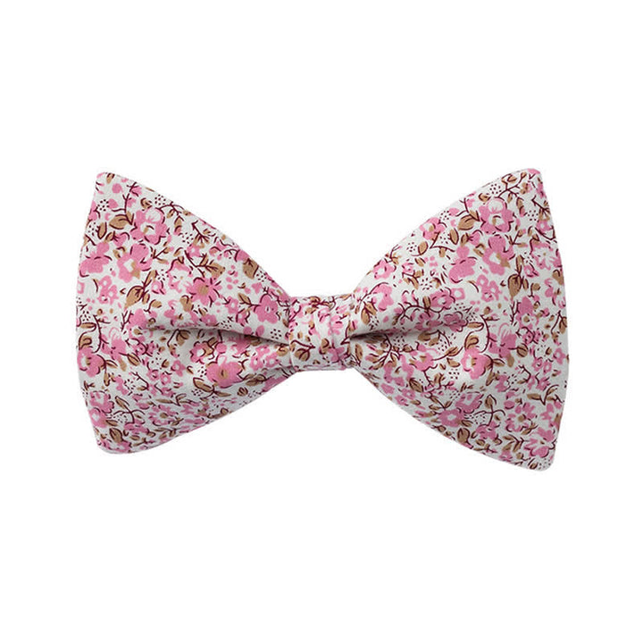 Men's Graphic Floral Wedding Bow Tie