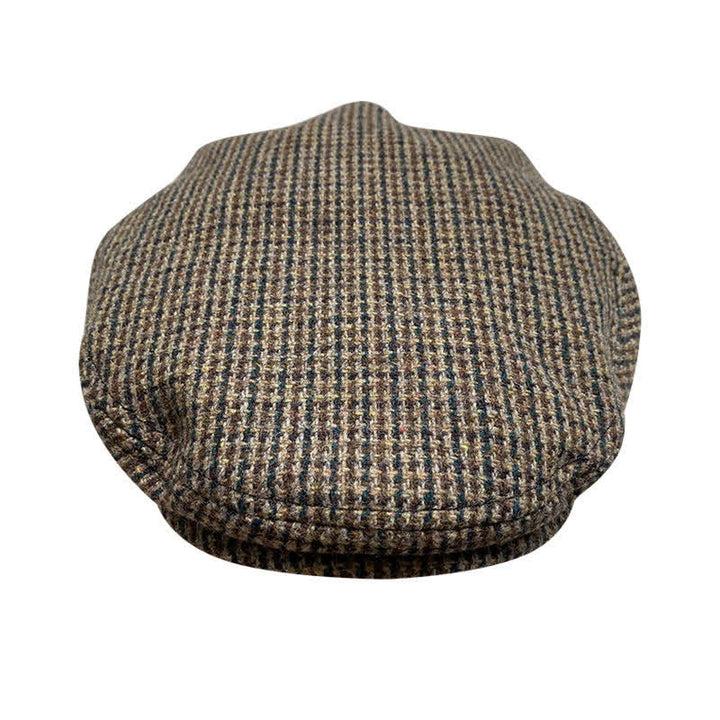 Leisure Ivy Houndstooth Beret Flat Cap