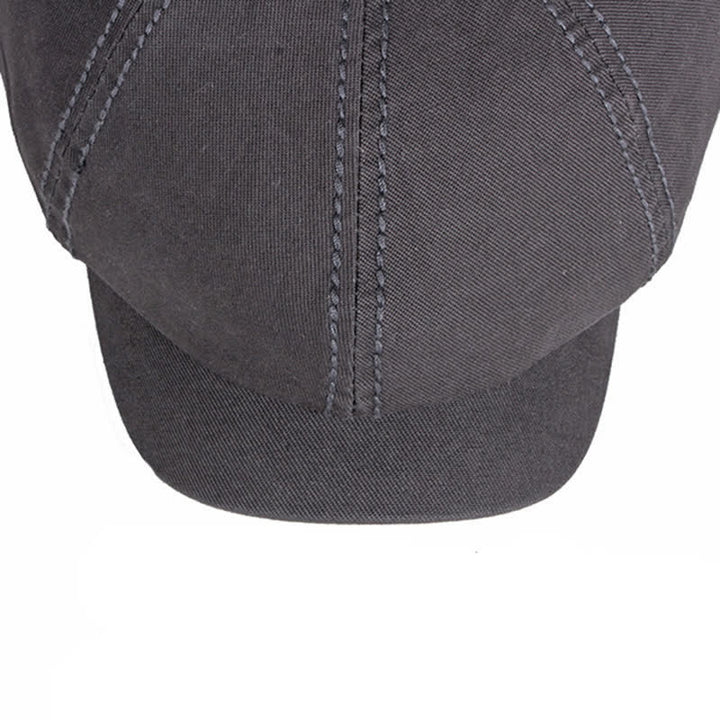 Casual Solid Color Cotton Daily Beret Cap - image 9