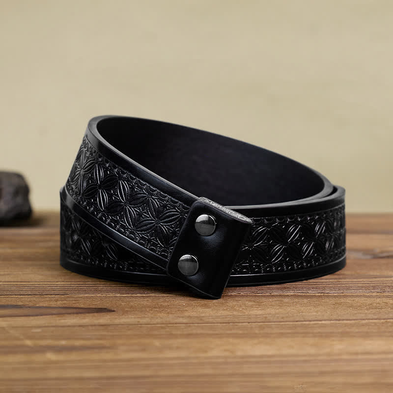 Men's DIY Novelty Arm Bears Buckle Leather Belt