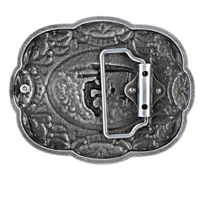 Men's DIY Kneeling Prayer Western Buckle Leather Belt