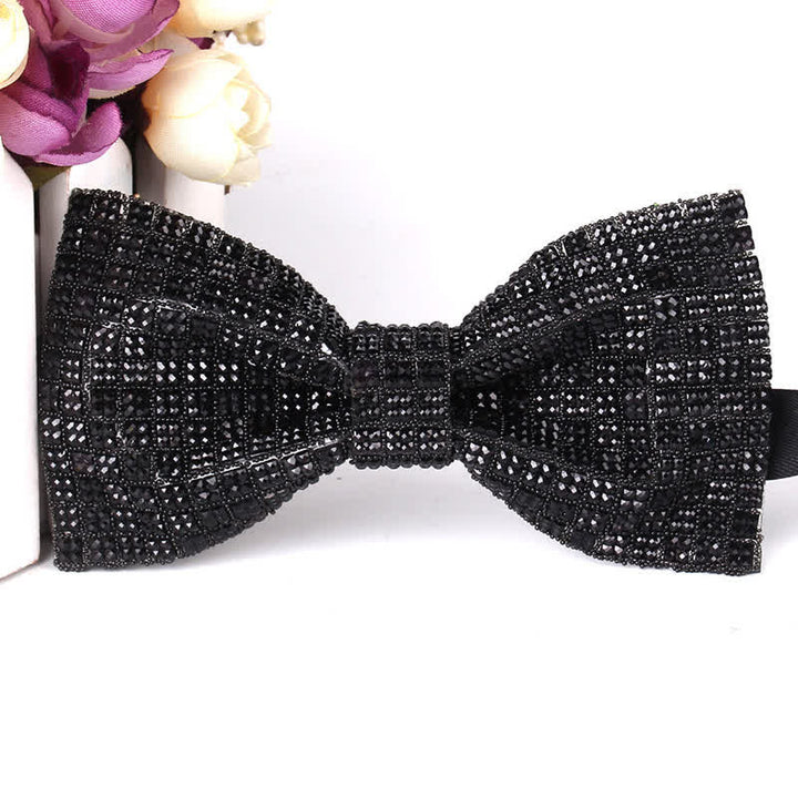 Men's Luxurious Sparkling Rhinestone Party Bow Tie