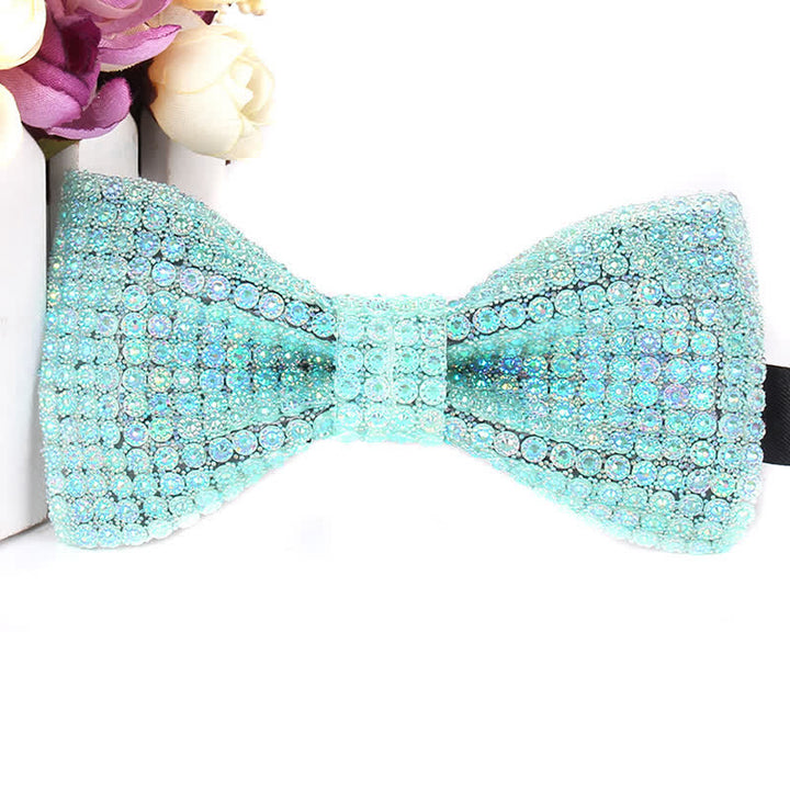 Men's Luxurious Sparkling Rhinestone Party Bow Tie