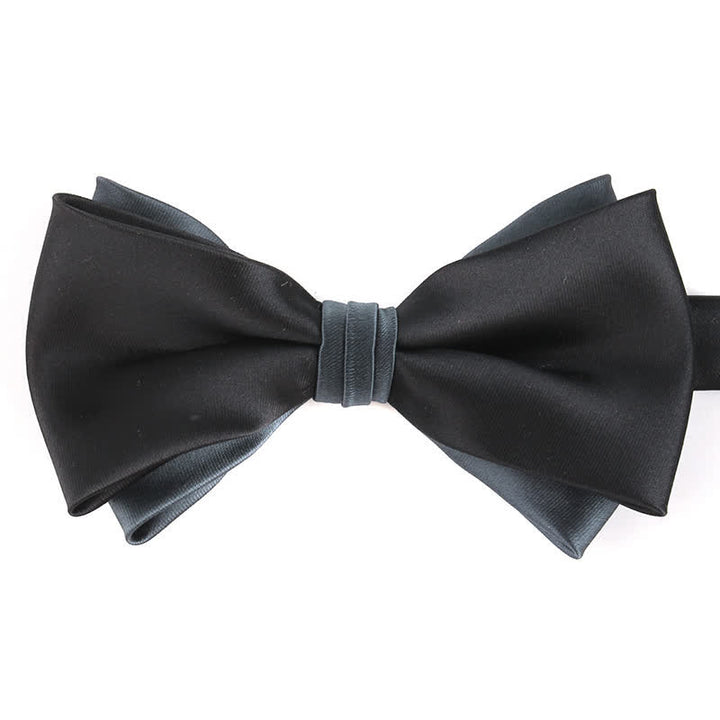 Men's Luxury Two Tone Double Layered Bow Tie