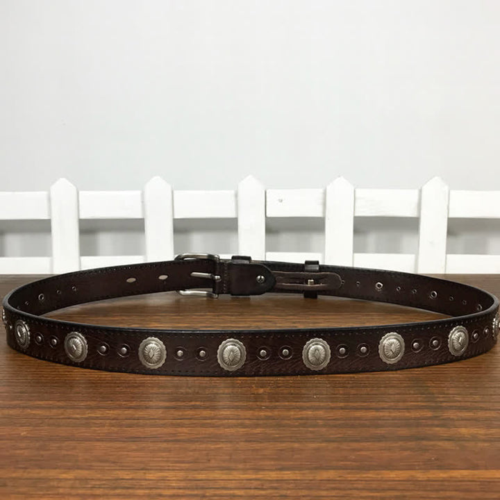 Punk Rock Heavy Metal Rvet Studded Leather Belt