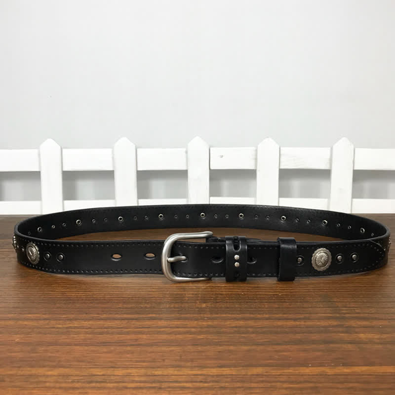 Punk Rock Heavy Metal Rvet Studded Leather Belt