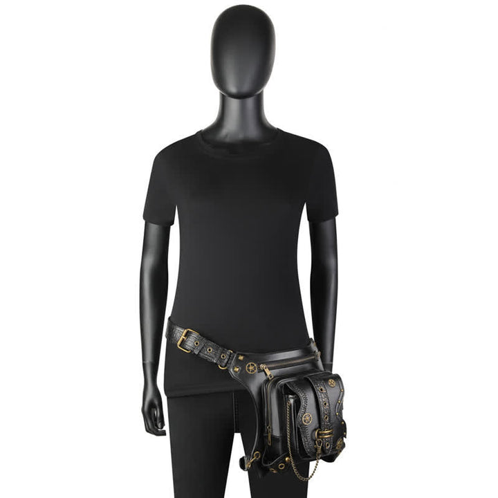 Outdoor Gear Steampunk Chain Waist Leg Bag