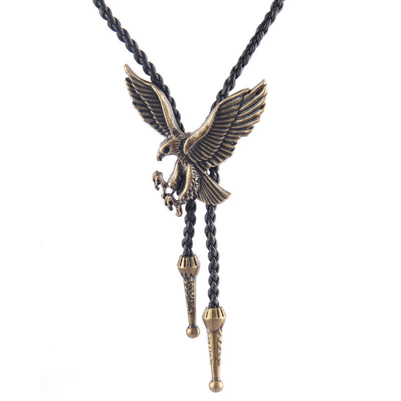 Flying Eagle Animal Western Bolo Tie