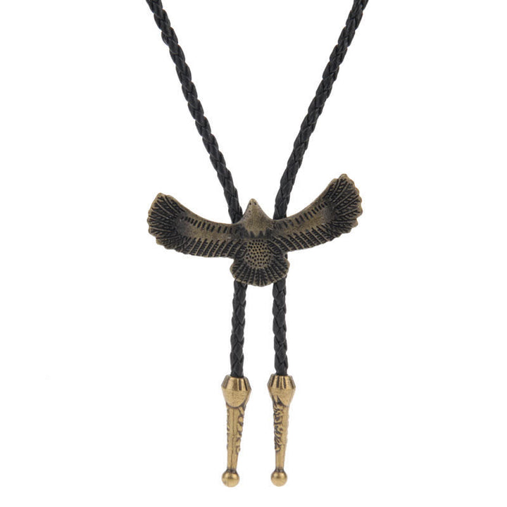 Flying Eagle Animal Western Bolo Tie