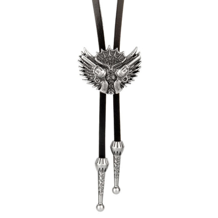 Double Guns Wings Casual Bolo Tie