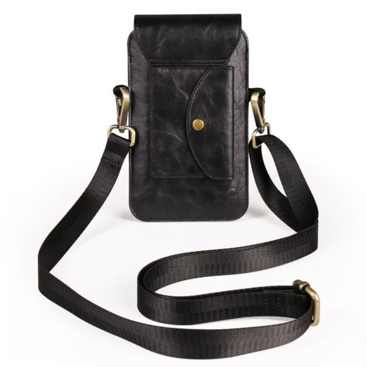 Phone Holster Crossbody Leather Belt Bag