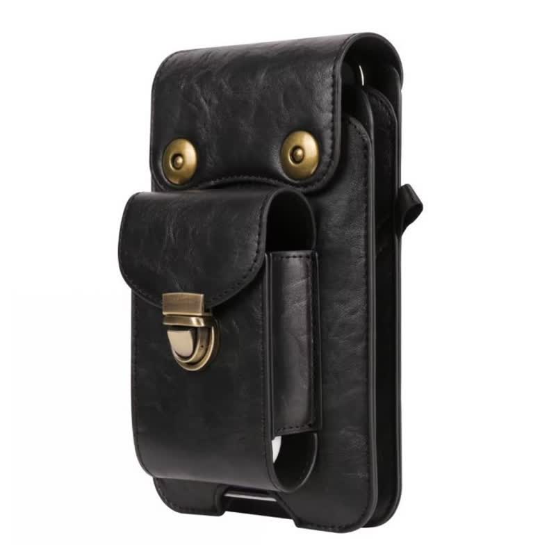 Phone Holster Crossbody Leather Belt Bag