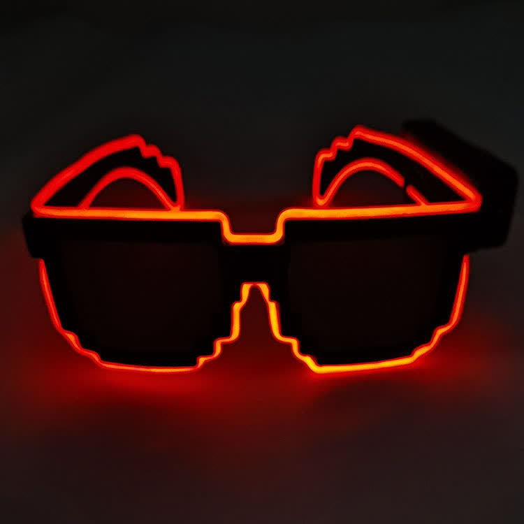 Creative Mosaic LED Wireless Party Mode Glasses