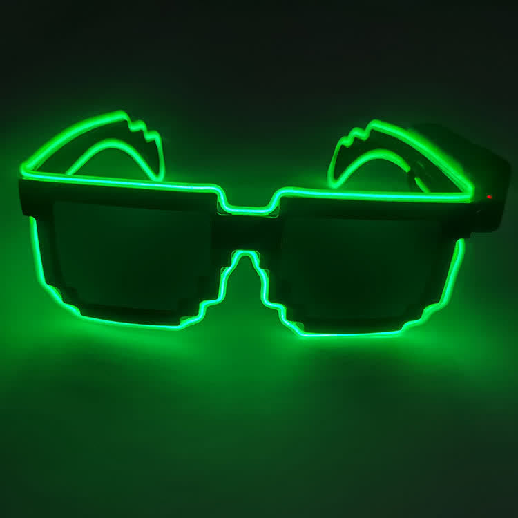 Creative Mosaic LED Wireless Party Mode Glasses