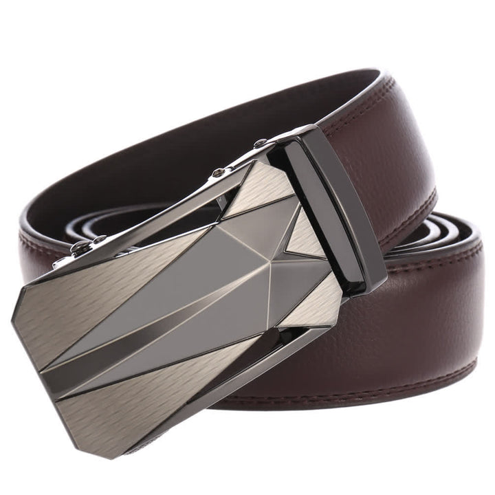 Men's Formal Daily Outdoor Automatic Buckle Leather Belt