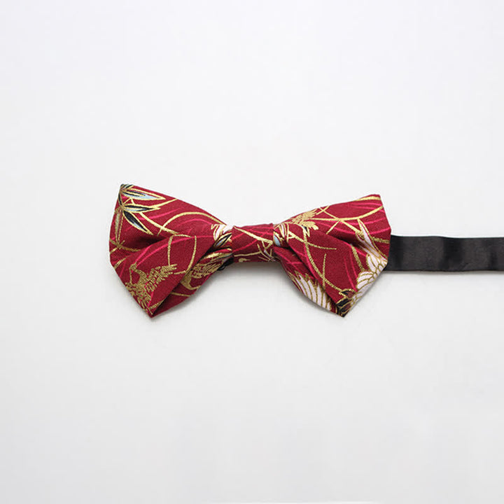 Men's Royal Pattern Wedding Cotton Bow Tie