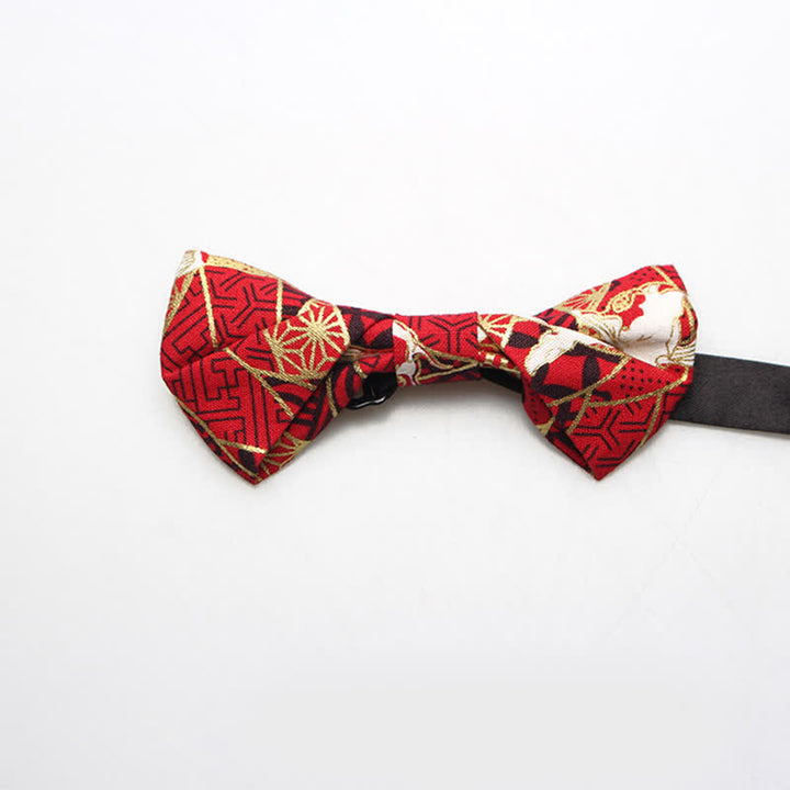 Men's Royal Pattern Wedding Cotton Bow Tie