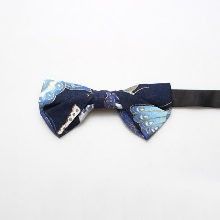 Men's Royal Pattern Wedding Cotton Bow Tie