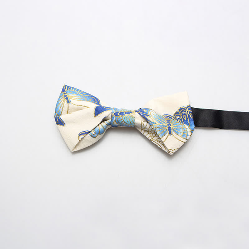 Men's Royal Pattern Wedding Cotton Bow Tie