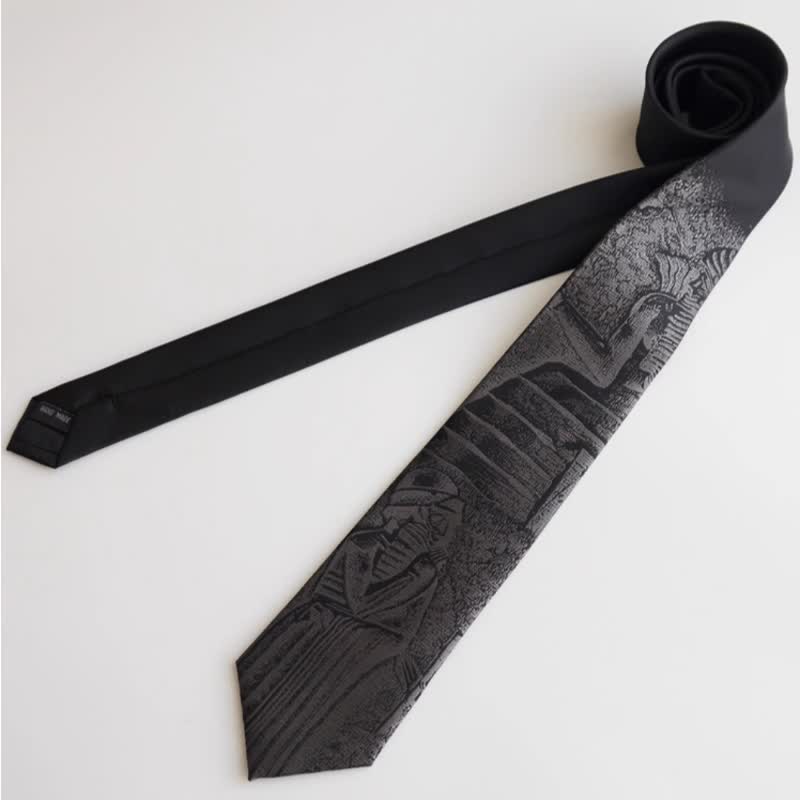 Men's Black Hammurabi's Code Necktie