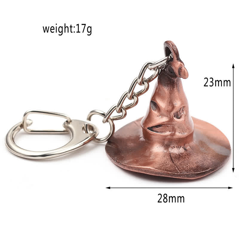 Magical Witch Hat Pendant Keychain