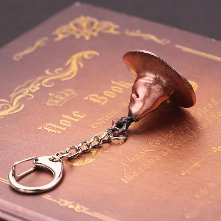 Magical Witch Hat Pendant Keychain - image 2