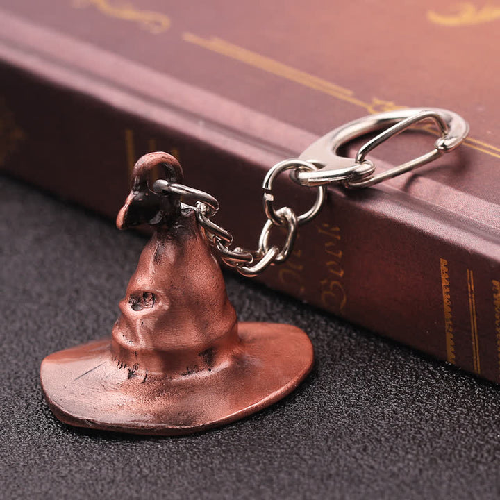 Magical Witch Hat Pendant Keychain