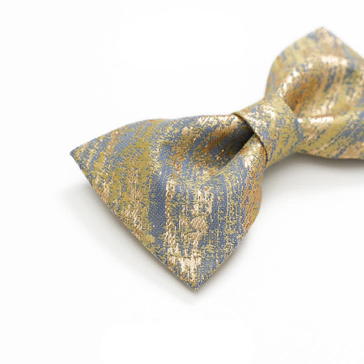 Men's Gold Glitter Tuxedo Classic Bow Tie