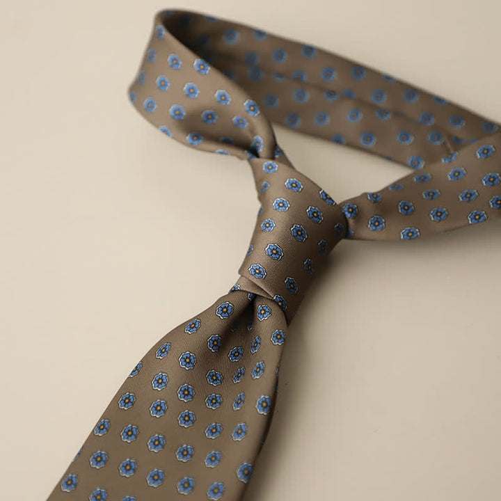 Men's Retro Elegant Neckwear Floral Pattern Necktie - Style #20 - image 24