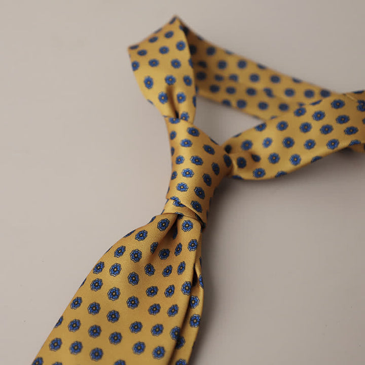 Men's Retro Elegant Neckwear Floral Pattern Necktie - Style #19 - image 23