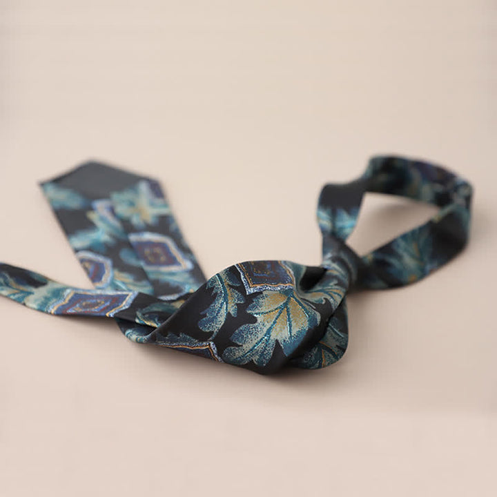 Men's Retro Elegant Neckwear Floral Pattern Necktie - image 4