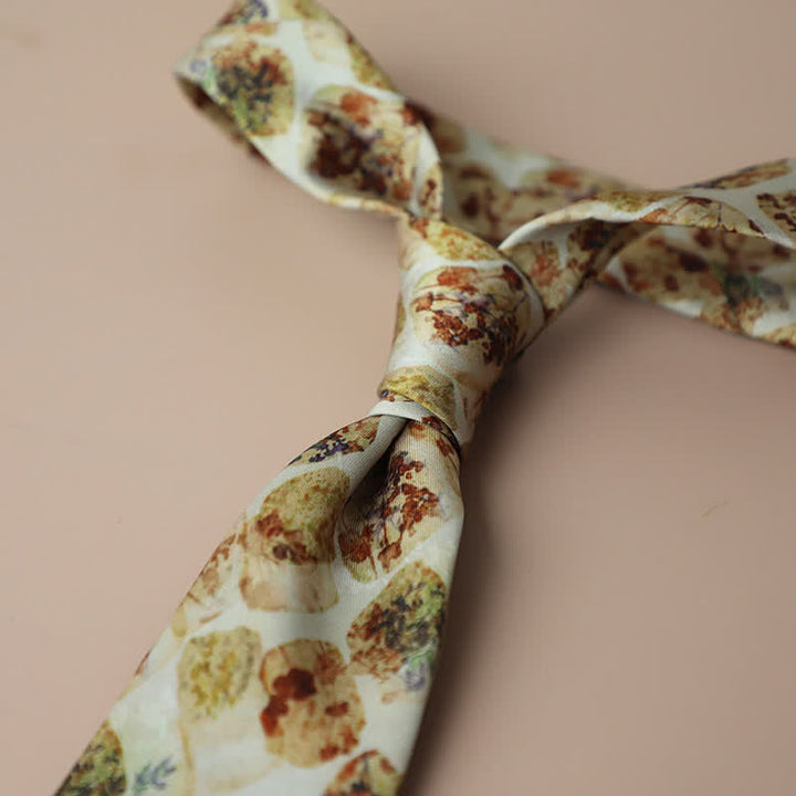 Men's Retro Elegant Neckwear Floral Pattern Necktie - Style #11 - image 15