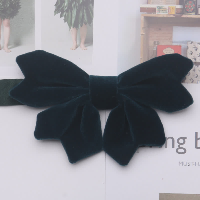 Men's Retro Velvet Unique Butterfly Knot Bow Tie