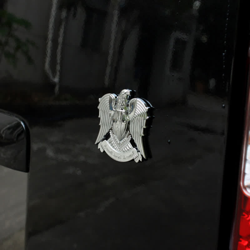 Eagle Totem Falcon Metal Sticker Car Badge