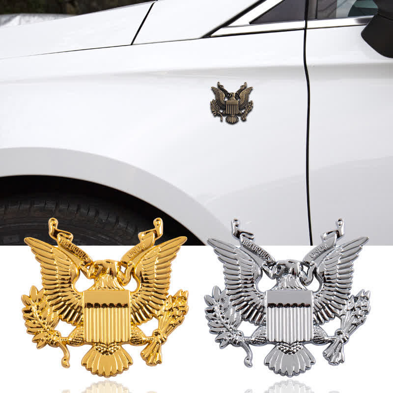 Force Winged Eagle Metal Sticker Car Badge