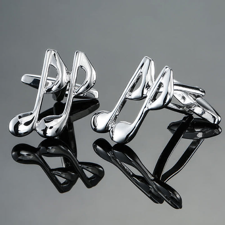 Men's Stylish Music Instrument Note Cufflinks