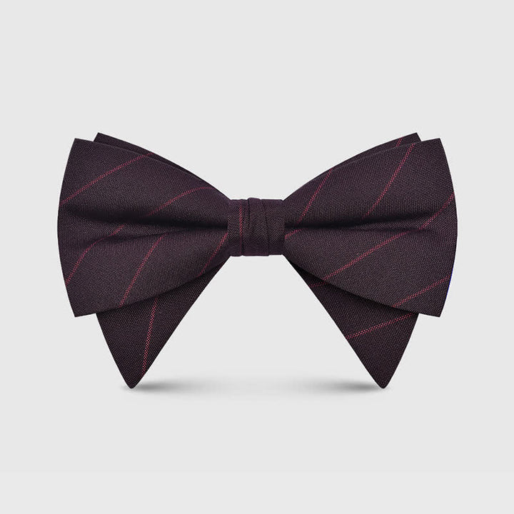 Men's Elegant Large Classic Oversized Pointed Bow Tie