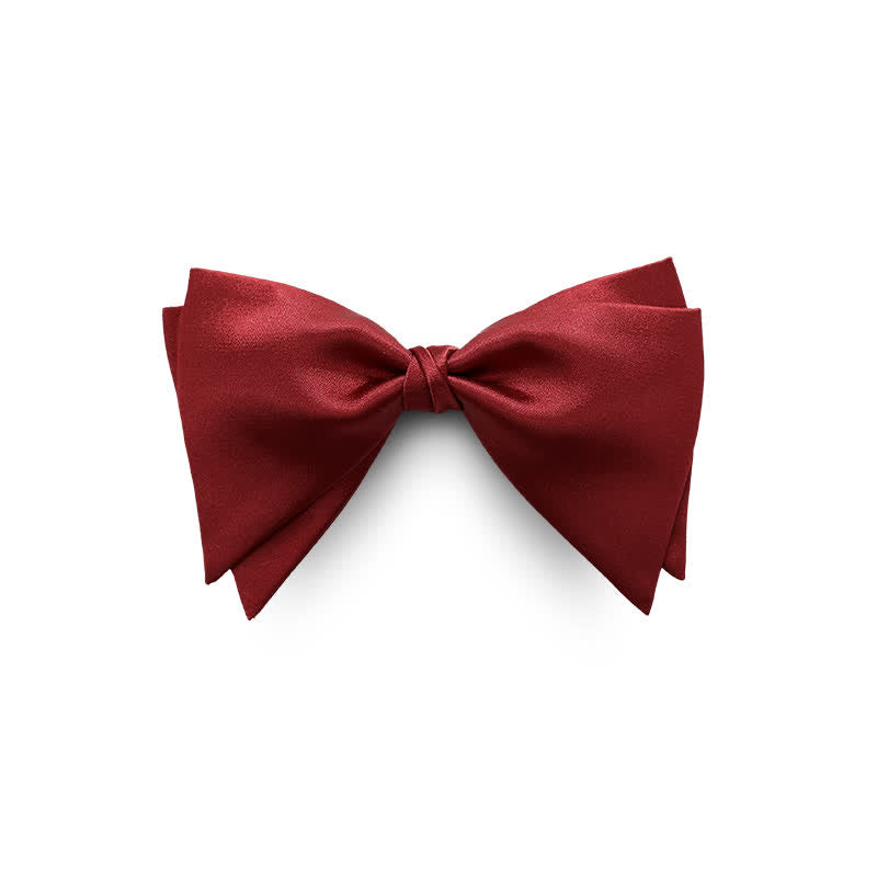 Men's Graceful Wedding Groom Oversized Pointed Bow Tie