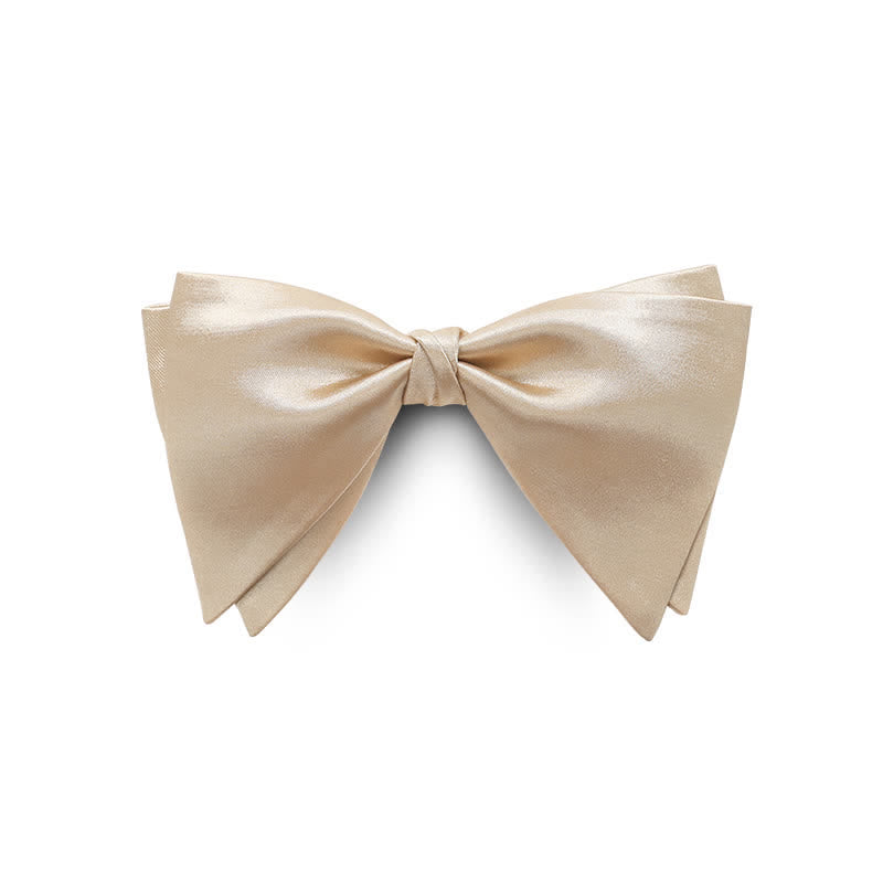 Men's Graceful Wedding Groom Oversized Pointed Bow Tie