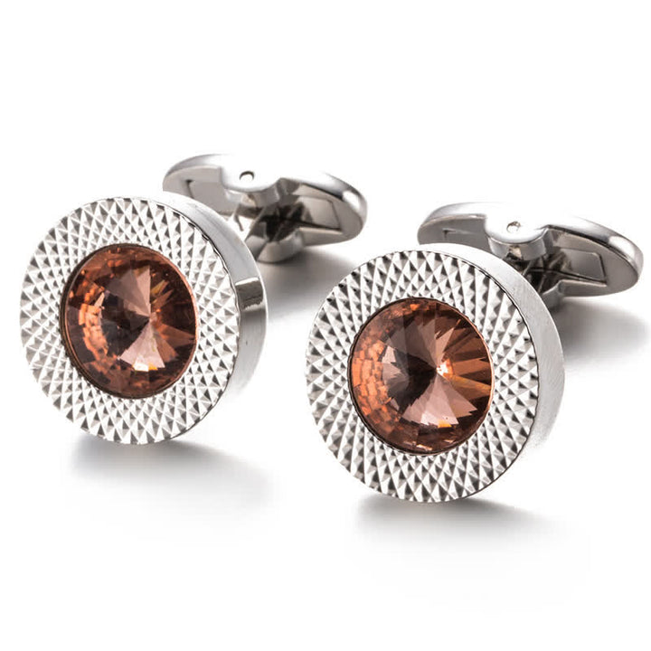 Men's Alluring Gemstone Crystal Cufflinks - image 14