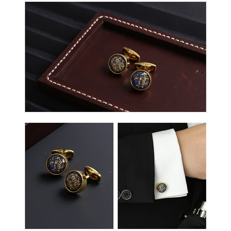 Men's Luxury Simple Gentleman Shirt Cufflinks - image 5