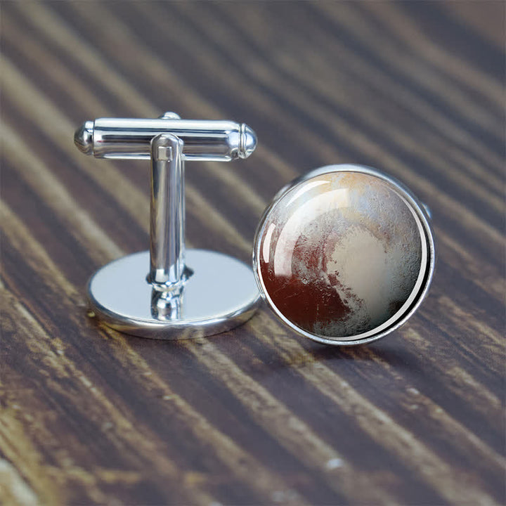 Men's Universe Solar System Planet Cufflinks - Pluto - image 10