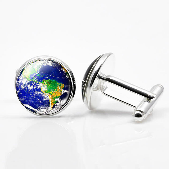 Men's Universe Solar System Planet Cufflinks - image 3